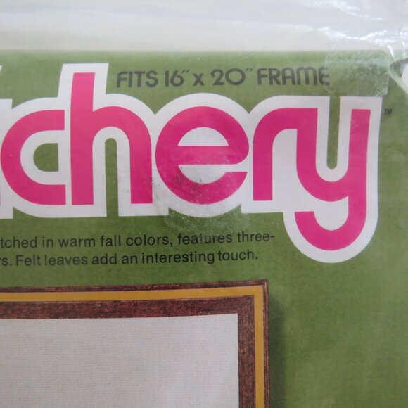 Fall Reflections Vintage 1976 Sunset Stitchery 100% Wool Yarn Embroidery Kit - Picture 3 of 10